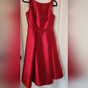 Adrianna Papell Radiant Red Midi Dress